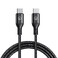 Плетеный кабель oneLounge 1Power USB-C to USB-C 60W (1.2 m)