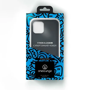 Супертонкий чохол oneLounge 1Thin 0.35mm Black для iPhone 14 Pro - Фото 6