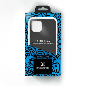 Супертонкий чехол oneLounge 1Thin 0.35mm Black для iPhone 12 | 12 Pro - Фото 13