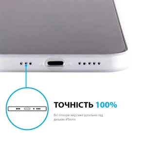 Супертонкий чехол oneLounge 1Thin 0.35mm White для iPhone 14 | 13 - Фото 5