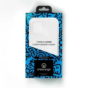 Супертонкий чехол oneLounge 1Thin 0.35mm White для iPhone 14 | 13 - Фото 6