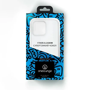 Супертонкий чехол oneLounge 1Thin 0.35mm White для iPhone 14 Plus - Фото 6