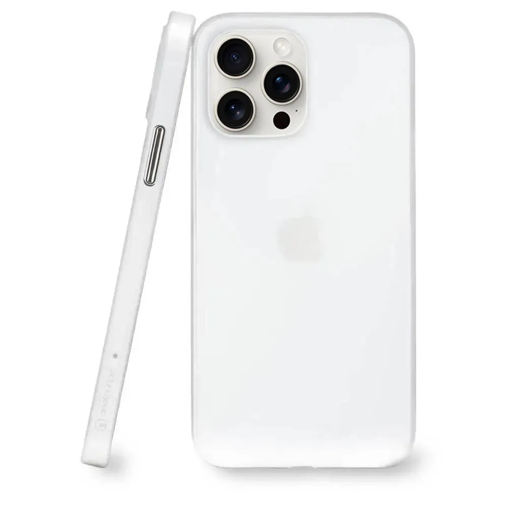 Супертонкий чохол oneLounge 1Thin 0.35mm White для iPhone 15 Pro Max