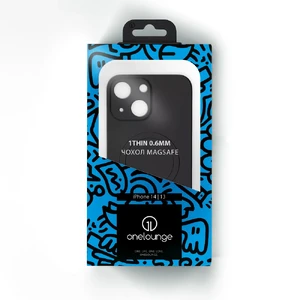 Супертонкий чехол oneLounge 1Thin 0.6mm MagSafe Black для iPhone 15 - Фото 6