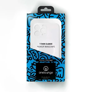 Супертонкий чехол oneLounge 1Thin 0.6mm MagSafe White для iPhone 13 Pro Max - Фото 3