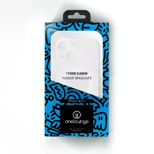 Супертонкий чохол oneLounge 1Thin 0.6mm MagSafe White для iPhone 15 - Фото 4