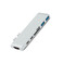 Хаб (адаптер) iLoungeMax 7-in-1 USB-C PD HDMI 4K30Hz для MacBook Silver  - Фото 1