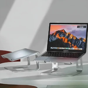 Алюминиевая подставка iLoungeMax Aluminum Laptop Stand Silver для MacBook - Фото 3