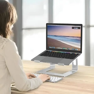 Алюминиевая подставка iLoungeMax Aluminum Laptop Stand Silver для MacBook - Фото 2