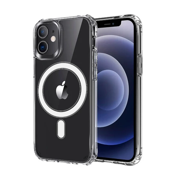 Прозорий силіконовий чохол iLoungeMax Armor MagSafe Case для iPhone 12 mini у Вінниці