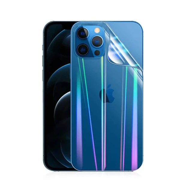 Задня захисна гідрогелева плівка з градієнтом iLoungeMax Hydrogel Film Aurora для iPhone 12 | 12 Pro у Рівному