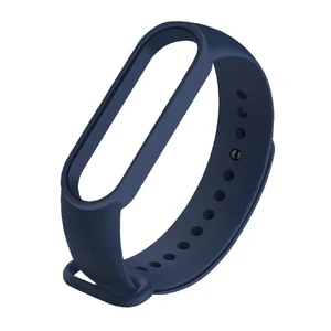 Синій силіконовий ремінець iLoungeMax для Xiaomi Mi Band 5 | 6  - Фото 1