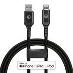 Плетений кабель Lightning to USB для iPhone / iPad / iPod | oneLounge 1Power MFi (1 m)