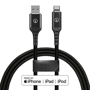 Плетеный кабель Lightning to USB для iPhone / iPad / iPod | oneLounge 1Power MFi (1 m)