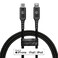 Плетеный кабель oneLounge 1Power MFi USB-C to Lightning (1m)  - Фото 1