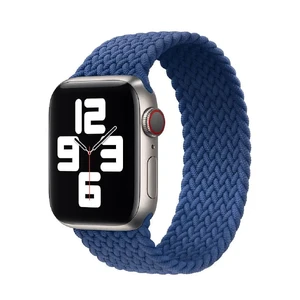 Плетеный монобраслет iLoungeMax Braided Solo Loop Atlantic Blue для Apple Watch 41mm | 40mm | 38mm Size M OEM  - Фото 1