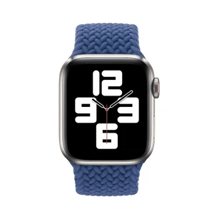 Плетеный монобраслет iLoungeMax Braided Solo Loop Atlantic Blue для Apple Watch 41mm | 40mm | 38mm Size M OEM - Фото 2