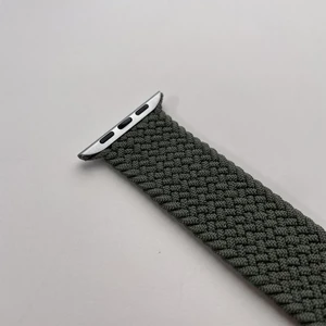 Плетений монобраслет iLoungeMax Braided Solo Loop Inverness Green для Apple Watch Ultra 49mm | 45mm | 44mm | 42mm Size M OEM - Фото 4