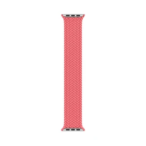 Плетеный монобраслет iLoungeMax Braided Solo Loop Pink для Apple Watch 41mm | 40mm | 38mm Size M OEM - Фото 3