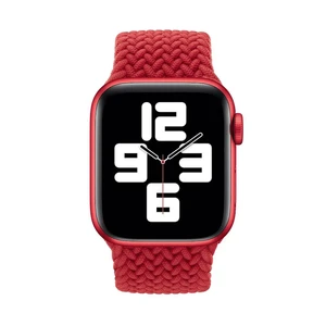 Плетеный монобраслет iLoungeMax Braided Solo Loop Red для Apple Watch Ultra 49mm | 45mm | 44mm | 42mm Size L OEM - Фото 2