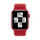 Плетеный монобраслет iLoungeMax Braided Solo Loop Red для Apple Watch 41mm | 40mm | 38mm Size M OEM - Фото 2