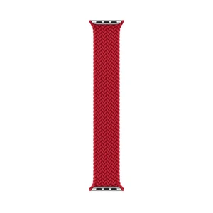 Плетеный монобраслет iLoungeMax Braided Solo Loop Red для Apple Watch 41mm | 40mm | 38mm Size M OEM - Фото 3