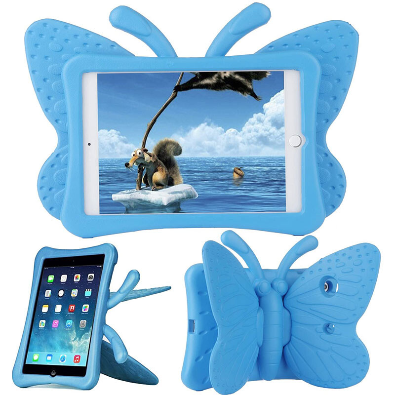 Детский противоударный чехол iLoungeMax Cartoon Butterfly Blue для iPad mini 1 | 2 | 3 | 4 | 5