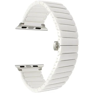 Керамічний ремінець iLoungeMax Ceramic Band Strap White для Apple Watch Ultra 49mm | 45mm | 44mm | 42mm  - Фото 1