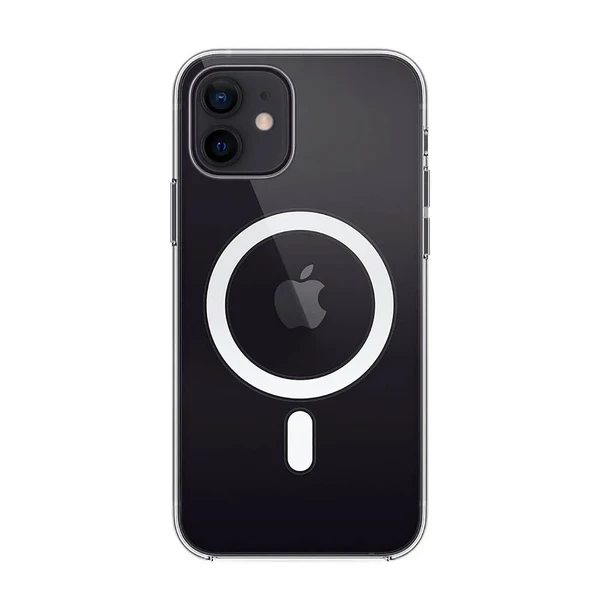 Прозрачный силиконовый чехол iLoungeMax Clear Case MagSafe для iPhone 12 | 12 Pro OEM