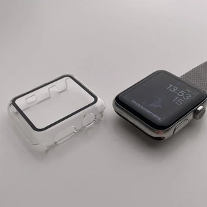 Прозорий чохол з захисним склом iLoungeMax Clear Premium Case PC+Glass для Apple Watch 38mm - Фото 5