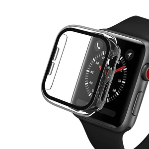 Прозорий чохол з захисним склом iLoungeMax Clear Premium Case PC+Glass для Apple Watch 38mm - Фото 2