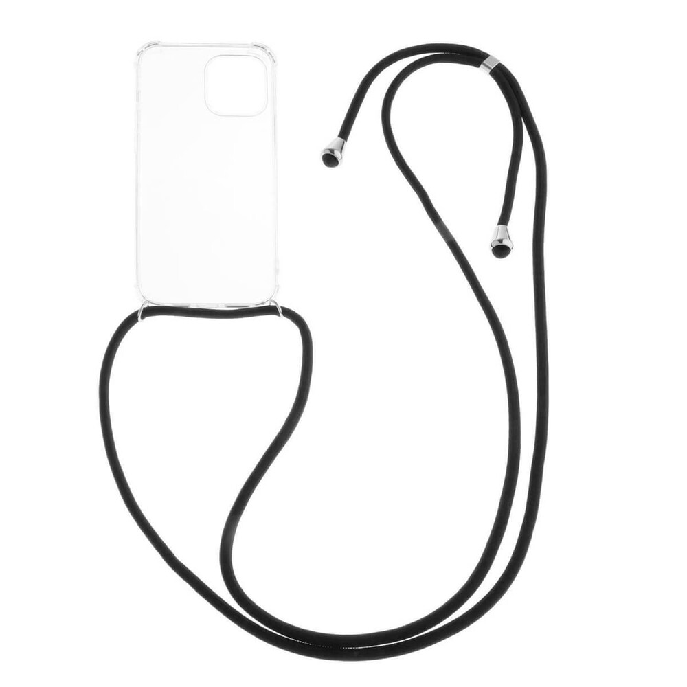 Прозрачный чехол на шнурке iLoungeMax Crossbody Case Soft TPU Clear для iPhone 12 | 12 Pro 