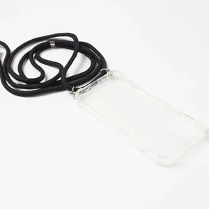 Прозрачный чехол на шнурке iLoungeMax Crossbody Case Soft TPU Clear для iPhone 12 mini - Фото 4