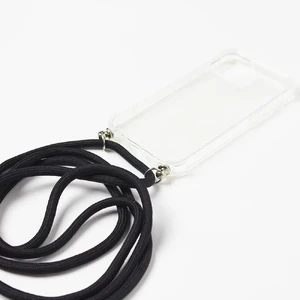 Прозрачный чехол на шнурке iLoungeMax Crossbody Case Soft TPU Clear для iPhone 12 mini - Фото 3