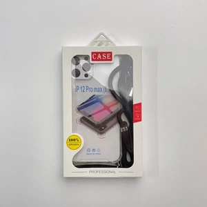 Прозорий чохол на шнурку iLoungeMax Crossbody Case Soft TPU Clear для iPhone 12 Pro Max - Фото 2
