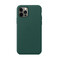 Кожаный чехол iLoungeMax Genuine Leather Case MagSafe Pine Green для iPhone 12 | 12 Pro ОЕМ  - Фото 1