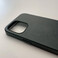 Кожаный чехол iLoungeMax Genuine Leather Case MagSafe Pine Green для iPhone 12 Pro Max ОЕМ - Фото 3