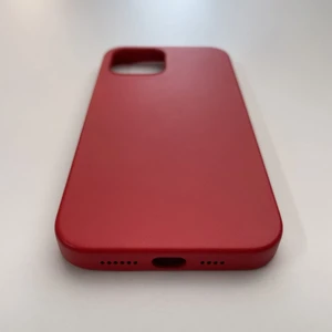 Шкіряний чохол iLoungeMax Genuine Leather Case MagSafe Red для iPhone 12 Pro Max ОЕМ - Фото 5