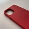 Кожаный чехол iLoungeMax Genuine Leather Case MagSafe Red для iPhone 12 | 12 Pro ОЕМ - Фото 5