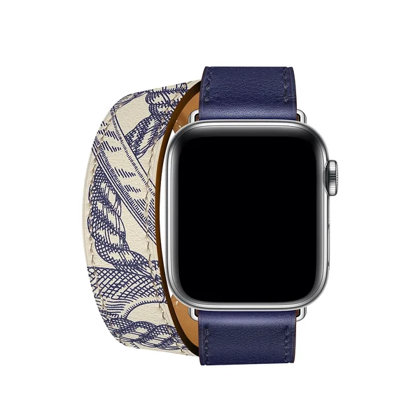 Ремінець iLoungeMax Hermès Leather Double Encre | Béton для Apple Watch 42mm | 44 mm  ОЕМ у Рівному