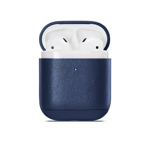 Шкіряний чохол iLoungeMax Leather Case Blue для Airpods 2 | 1 у Вінниці