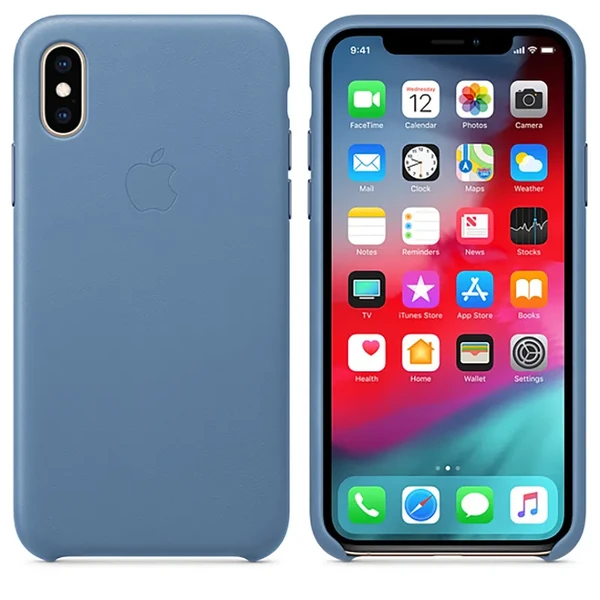 Шкіряний чохол iLoungeMax Leather Case Cornflower для iPhone X | XS OEM у Рівному