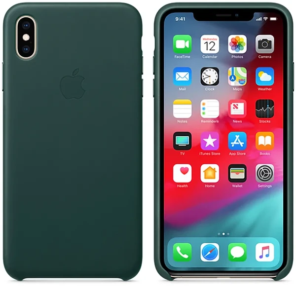 Шкіряний чохол iLoungeMax Leather Case Forest Green для iPhone XS Max OEM у Вінниці