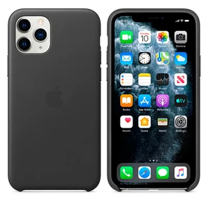 Кожаный чехол iLoungeMax Leather Case Black для iPhone 11 Pro OEM (MWYE2) - Фото 2