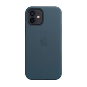 Кожаный чехол iLoungeMax Leather Case MagSafe Baltic Blue для iPhone 12 | 12 Pro OEM (с поддержкой анимации)  - Фото 1