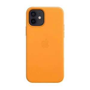 Кожаный чехол iLoungeMax Leather Case MagSafe California Poppy для iPhone 12 | 12 Pro OEM (с поддержкой анимации)  - Фото 1