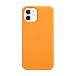Кожаный чехол iLoungeMax Leather Case MagSafe California Poppy для iPhone 12 mini OEM (с поддержкой анимации)  - Фото 1