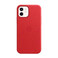Кожаный чехол iLoungeMax Leather Case MagSafe Red для iPhone 12 mini OEM (с поддержкой анимации)  - Фото 1