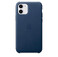Кожаный чехол iLoungeMax Leather Case Midnight Blue для iPhone 11 OEM  - Фото 1