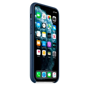 Шкіряний чохол iLoungeMax Leather Case Midnight Blue для iPhone 11 OEM - Фото 3